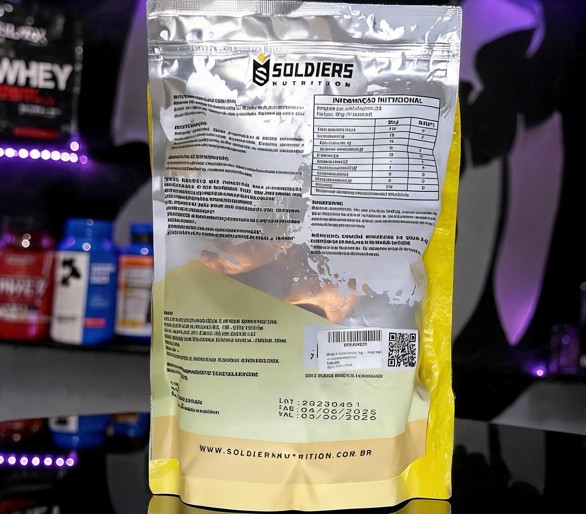 Whey Primal Soldiers 900g - verso